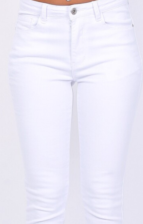 Florence Jeans White