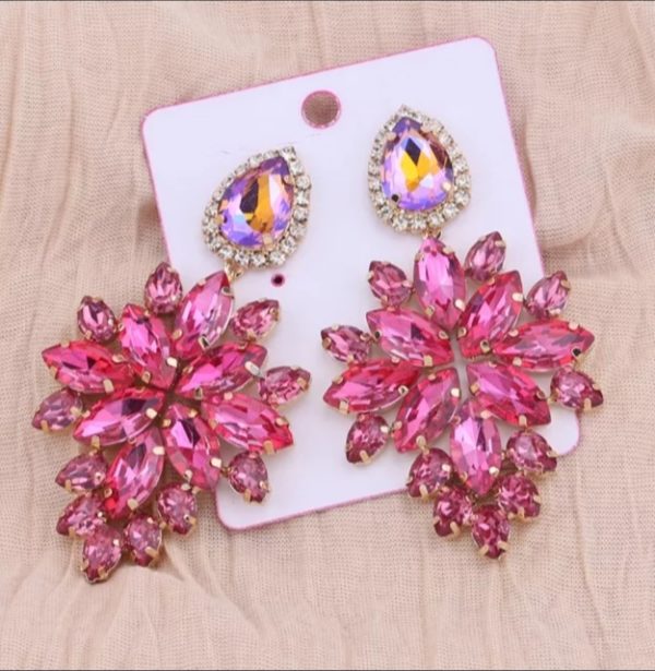 Stylish Earrings Pink