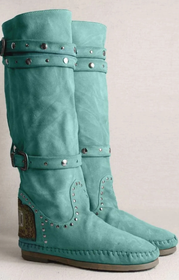 Karmelin Boots Turquoise