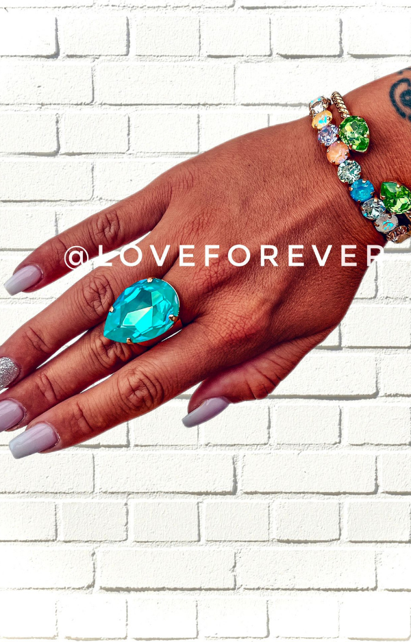 Perfect Drop Ring Turquoise