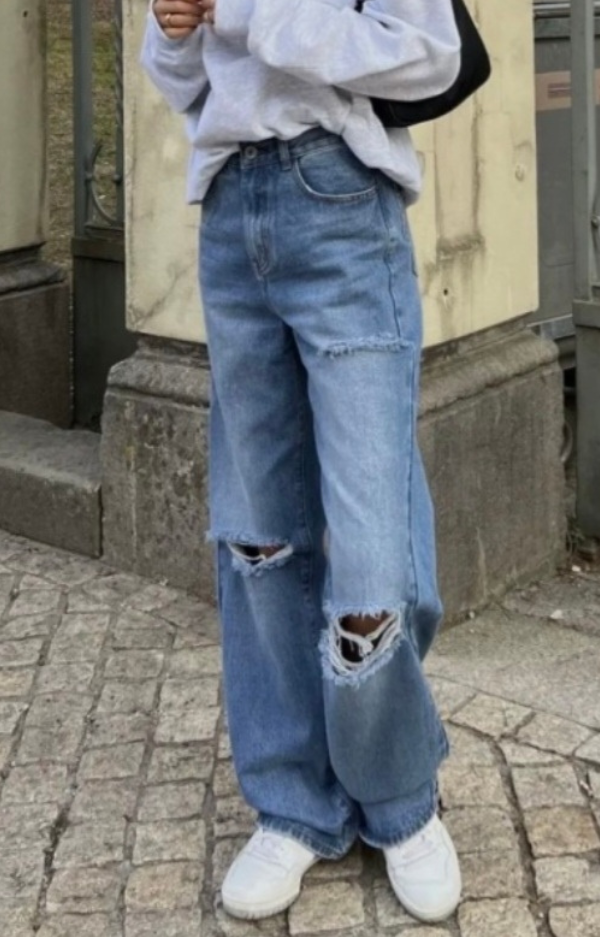 Trendy Wide Jeans