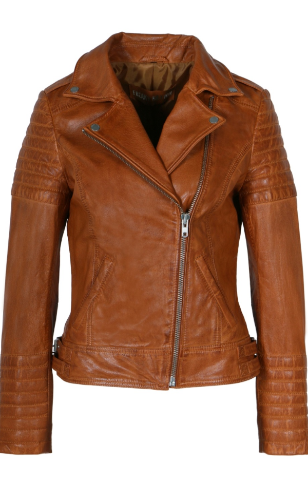 Leather Jacket Cognac