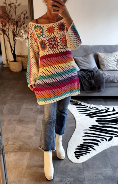 Crochet Multi Dress/Tunic