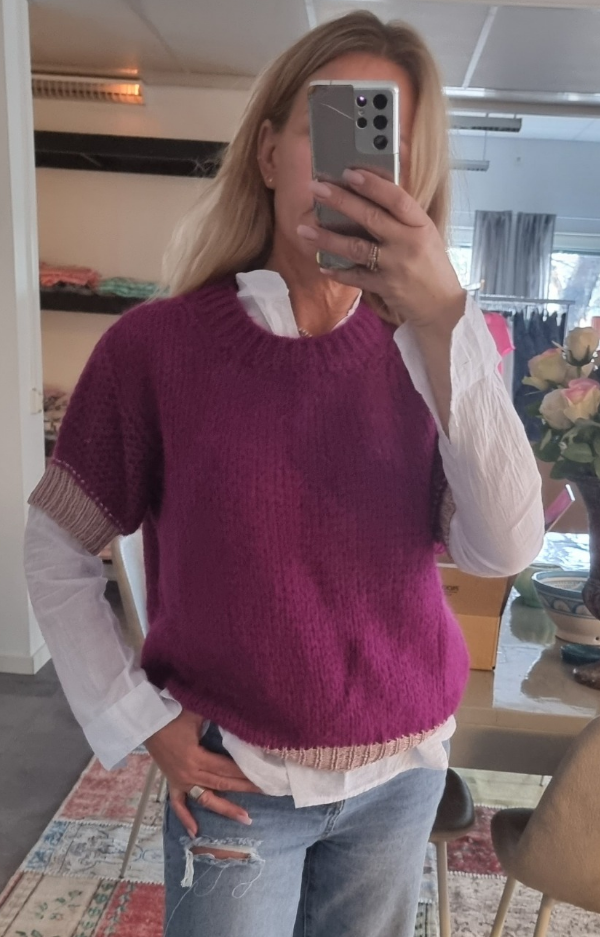 Sophie Sweater Dark Cerise