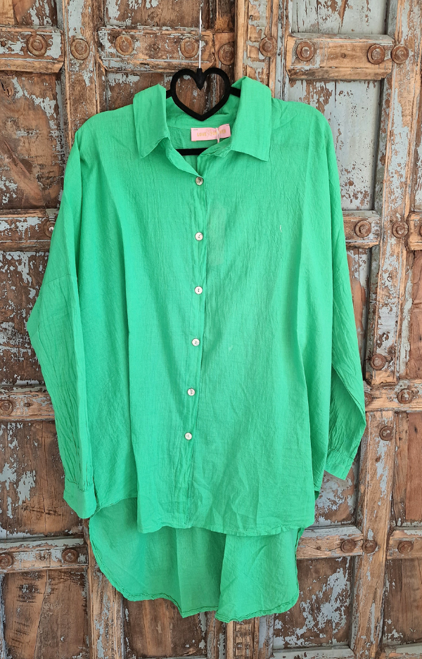 Fab Oversize Shirt Green