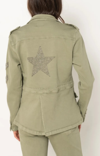 Love Forever Star Army Jacka – en militärinspirerad jacka med glittriga detaljer"