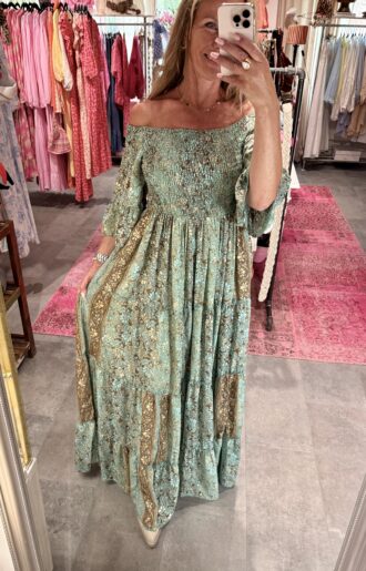 Sevilla Long Dress Turquoise