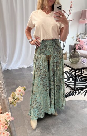 Bohemisk Byxkjol Turquoise