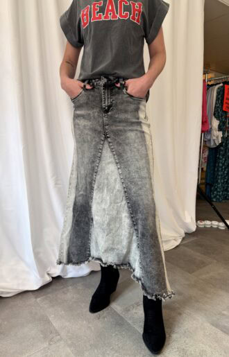 America Jeanskjol Grå
