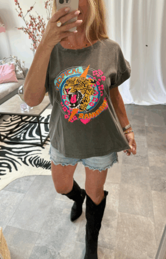 Tropical Tiger Bomullstshirt