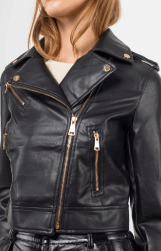 Vegansk Biker Jacka
