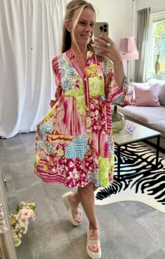 Ester Tunic Multi - tunika/klänning 100% viscose