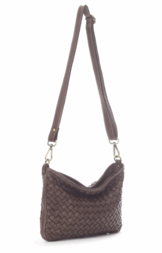 Pochette Läderväska Taupe