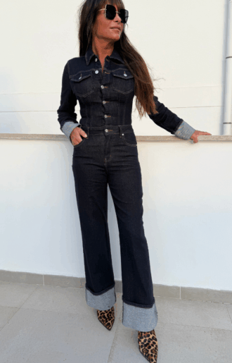 Jolene Stretchig Jeans Jumpsuit