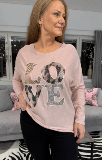 Love Mjuk Stickad Tröja