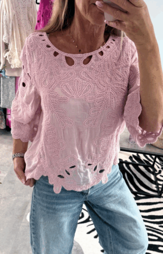 Lina Bomullstopp Puderrosa