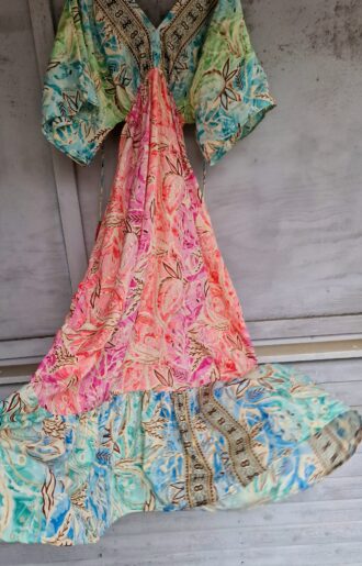 Starlet Bohemisk Klänning Grön Top