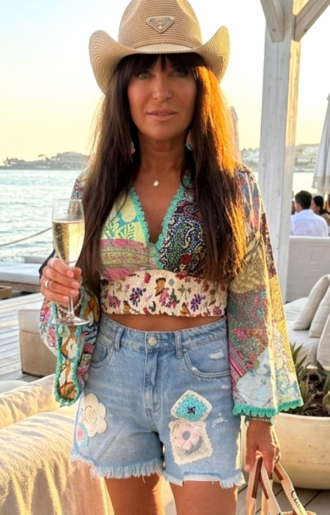 Boho Patch Topp