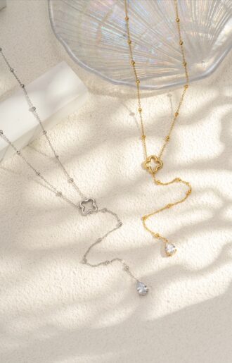 Brita Halsband - guld, silver