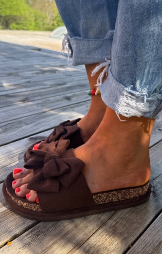 En annan syn på Mocka Sandaler med Rosett Choco