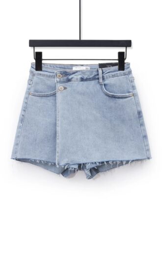 En annan syn på Jeans Skorts - kjol/shorts i ett med stretch