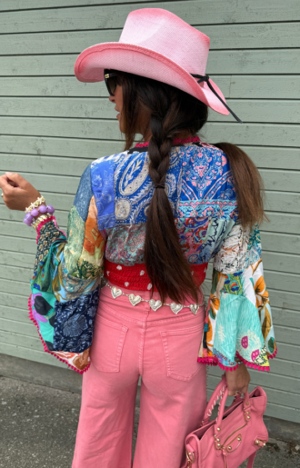 En annan syn på Boho Patch Topp - UNIKA! A
