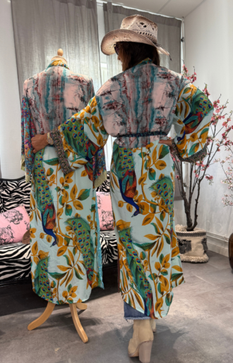 Alternative view of Patch Lång Kimono - alla är UNIKA! Här väljer du exakt!