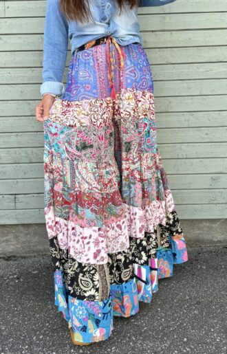 Et annet syn på Bohemisk vid byxkjol i multifärger– alla är UNIKA!!!! MIX Färger - B