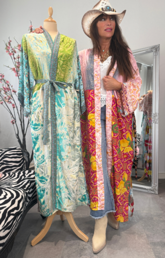Patch Lang Kimono - alle er UNIK! Her velger du nøyaktig! B