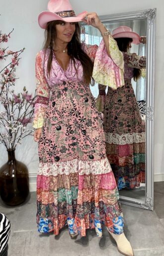 Liana Smockklänning Favvo Pink UNIK!