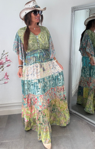 Bohemisk Patch Klänning Caroline