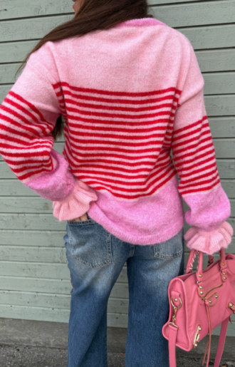 En annan syn på Cutie Stickad Kofta Rosa