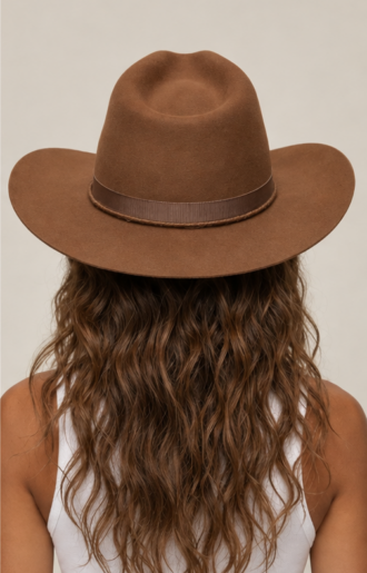 Alternative view of Elsa May Cowboyhatt Cognac - 100% ull