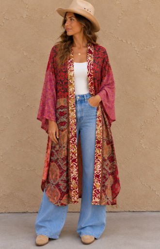 Mix Short Kimono Rosa Nynser nr 22